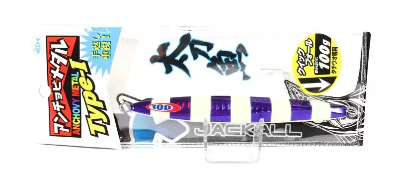 Jackall Metal Jig Anchovy Metal Тип 1 Стандартный 130 грамм PP Glow (9794)