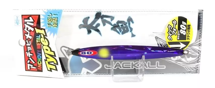 Jackall Metal Jig Anchovy Metal Type 1 Standard 80 грамм Tachiuo Purple (9626)