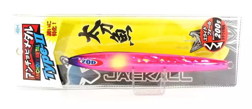 Jackall Metal Jig Anchovy Metal Type 2 Slow Slide 200грамм Сабля Розовый (0530)