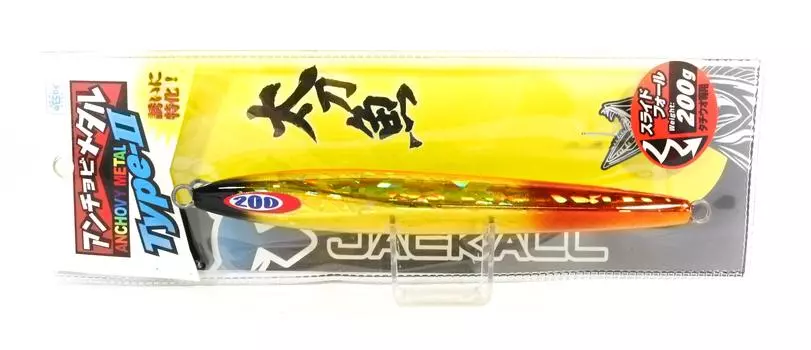 Jackall Metal Jig Anchovy Type 2 Slow Slide 200 грамм Oreo (0561)