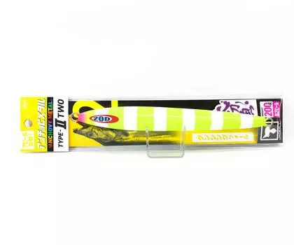 Jackall Metal Jig Anchovy Type 2 Slow Slide 200 grams Chart Glow (7134)