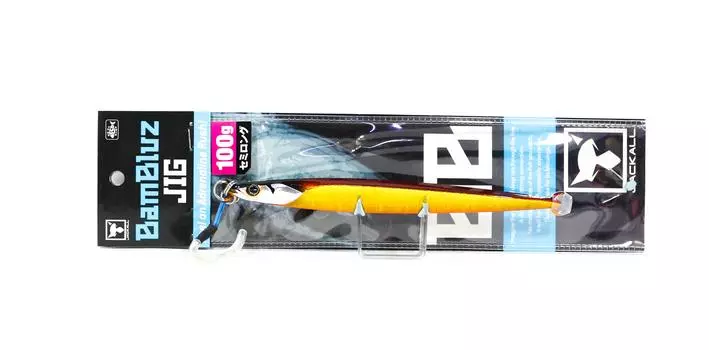 Jackall Metal Jig Bambluz Semi Long 100 грамм Красное золото (3450)