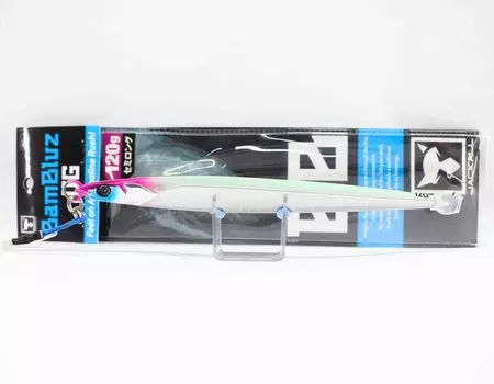 Jackall Metal Jig Bambluz Semi Long 120 грамм Светящаяся магма (3566)