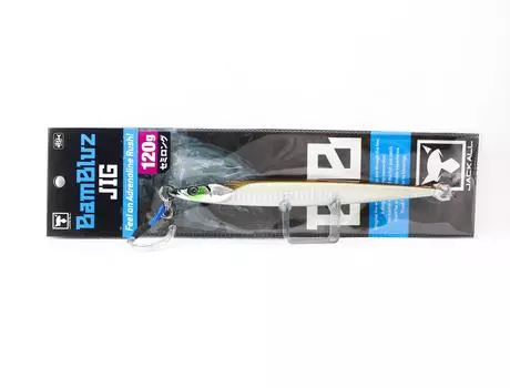 Jackall Metal Jig Bambluz Semi Long 120 грамм Ikanago Плечо Glow (2896)