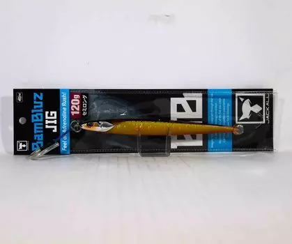 Jackall Metal Jig Bambluz Semi Long 120 grams Red Gold (3535)