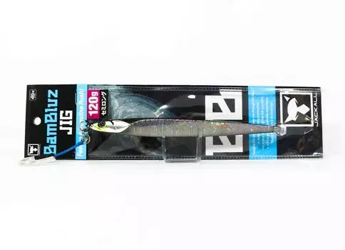 Jackall Metal Jig Bambluz Semi Long 120 грамм Серый Металлик Магма (3559)