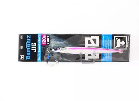 Jackall Metal Jig Bambluz Semi Long 120 грамм UV Laserpink (2889)