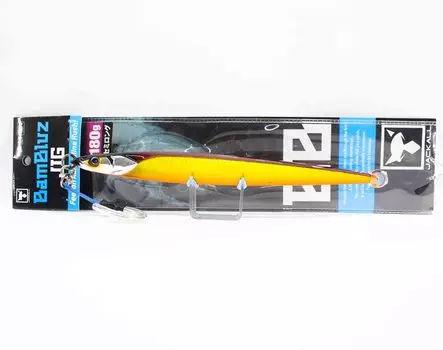 Jackall Metal Jig Bambluz Semi Long 180 грамм Red Gold Magma Wave HL (3696)