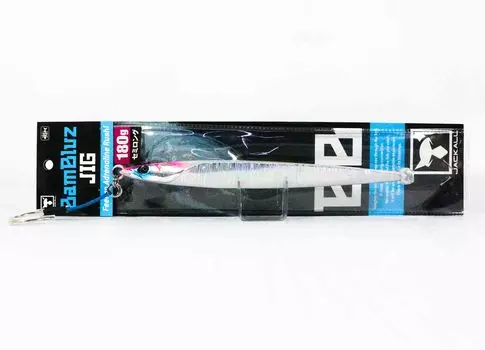 Jackall Metal Jig Bambluz Semi Long 180 грамм Glow Edge Magma Wave HL (3726)