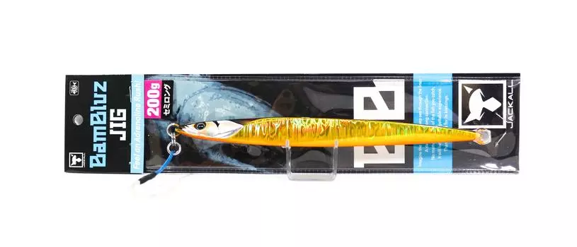 Jackall Metal Jig Bambluz Semi Long 200 грамм Красное Золото (3771)