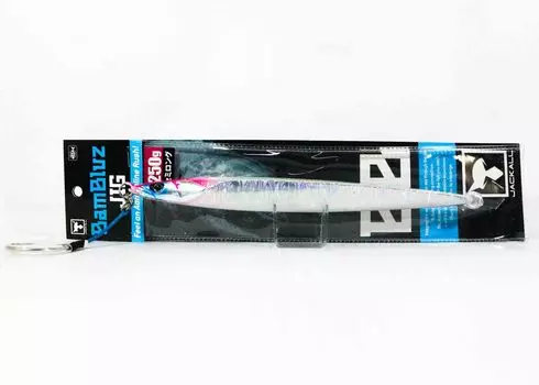 Jackall Metal Jig Bambluz Semi Long 250 грамм Glow Edge Magma Wave HL (3887)