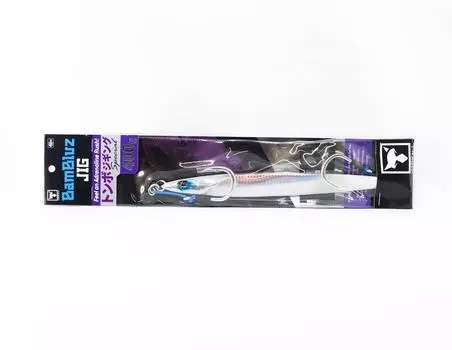 Jackall Metal Jig Bambluz Semi Long 400 грамм Tuna Glow Border Silver (2195)