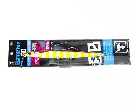 Jackall Metal Jig Bambluz Semi Long Sakuramasu 180 грамм Glow Stripe (3897)
