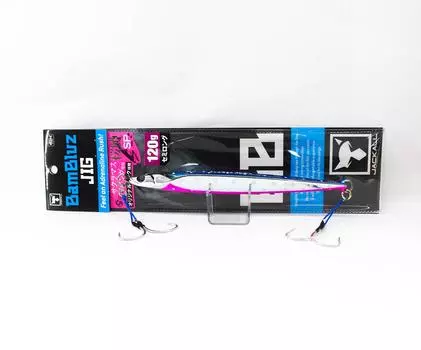 Jackall Metal Jig Bambluz Semi Long Sakuramasu 120 грамм B Pink Glow (2605)