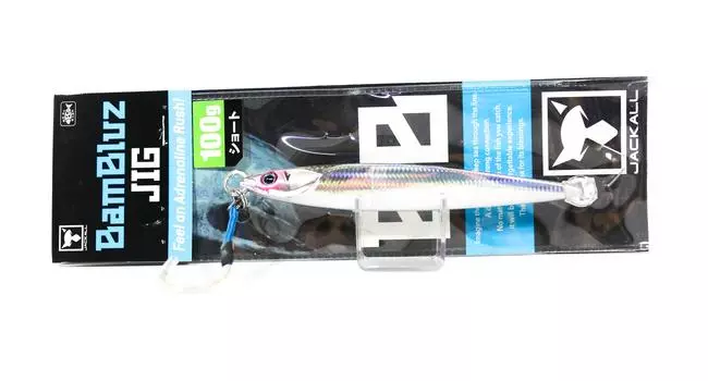 Jackall Metal Jig Bambluz Short 100 грамм Slim Border Silver (2972)