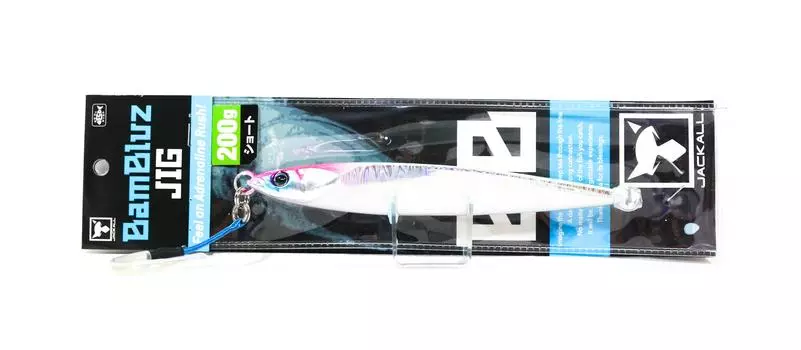 Jackall Metal Jig Bambluz Short 200 грамм Glow Edge Magma Wave HL (3313)