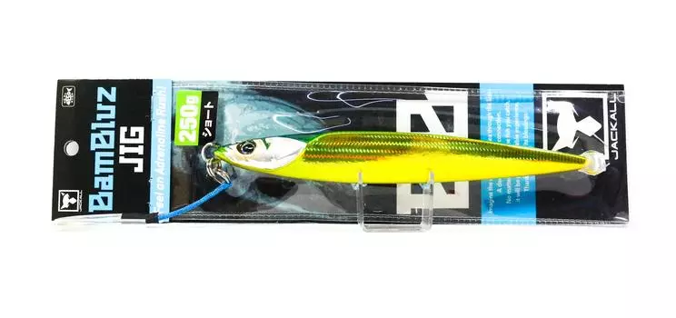 Jackall Metal Jig Bambluz Short 250 грамм Grikin Slim Border HL (3443)