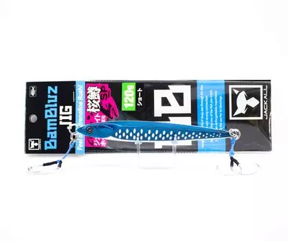 Jackall Metal Jig Bambluz Short Sakuramasu 120 грамм Jinbe Glow (3668)