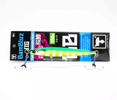 Jackall Metal Jig Bambluz Short Sakuramasu 150 грамм Grikin Glow (3682)