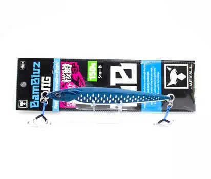 Jackall Metal Jig Bambluz Short Sakuramasu 150 грамм Jinbe Glow (3712)