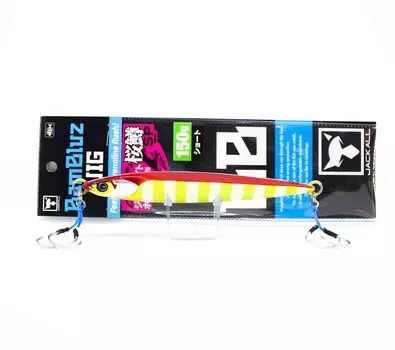 Jackall Metal Jig Bambluz Short Sakuramasu 150 грамм Красное золото Glow (3699)