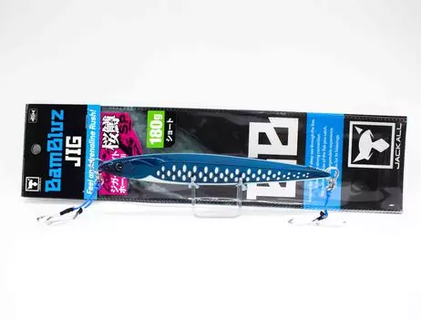 Jackall Metal Jig Bambluz Short Sakuramasu 180 грамм Jinbe Glow (3767)