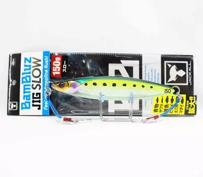 Jackall Metal Jig Bambluz Slow 150 грамм Glow Belly Lens Iwashi (8183)
