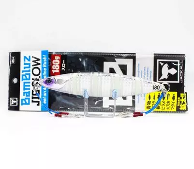 Jackall Metal Jig Bambluz Slow 180 грамм Silver Glow Stripe (8282)