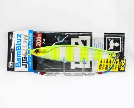 Jackall Metal Jig Bambluz Slow 200 грамм Chart Back Stripe (8374)