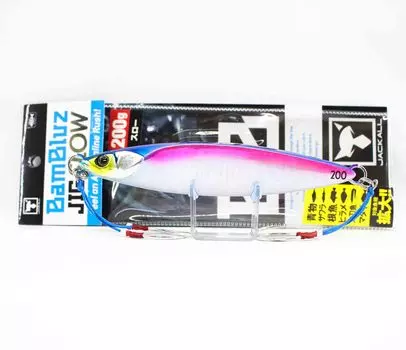 Jackall Metal Jig Bambluz Slow 200 грамм Sexy Blue Розовый (8350)