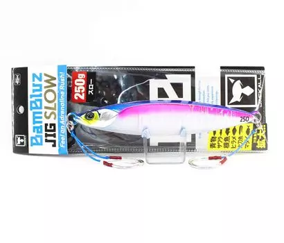 Jackall Metal Jig Bambluz Slow 250 грамм Сексуальный Синий Розовый (8435)