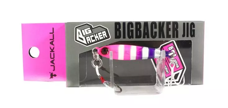Jackall Metal Jig Big Backer 10 грамм Glow Pink Purple (5174)
