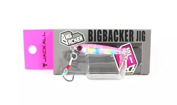 Jackall Metal Jig Big Backer 10 грамм Pink Candy Glow Dot (2804)