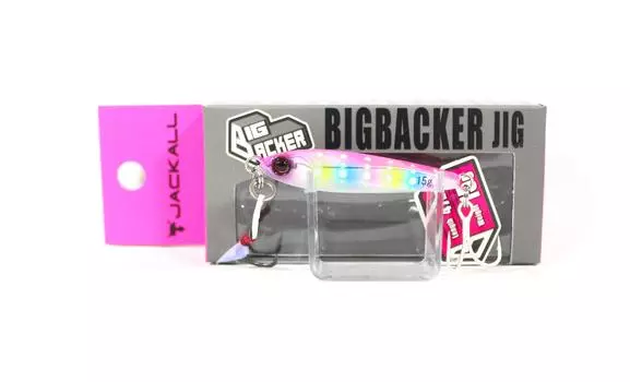 Jackall Metal Jig Big Backer 15 грамм Pink Candy Glow Dot (2835)