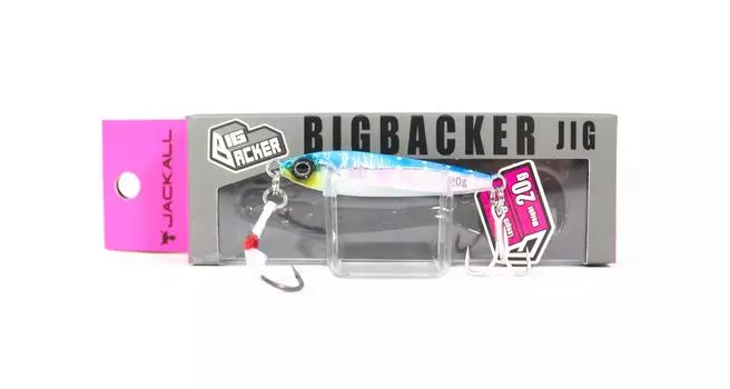 Jackall Metal Jig Big Backer 20 грамм Синий Розовый Светящаяся Точка (2859)