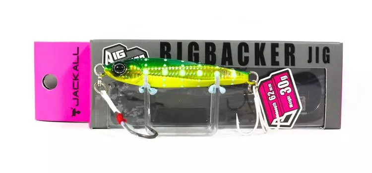 Jackall Metal Jig Big Backer 30 грамм Gurikin Glow Dot (2903)