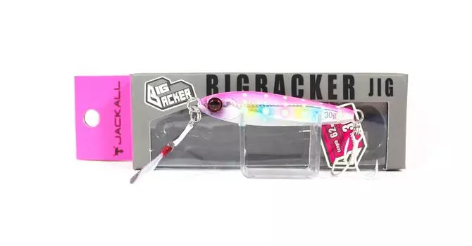 Jackall Metal Jig Big Backer 30 грамм Pink Candy Glow Dot (2897)