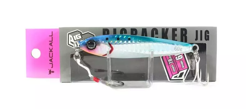Jackall Metal Jig Big Backer 60 грамм Iwashi Glow Belly (5587)