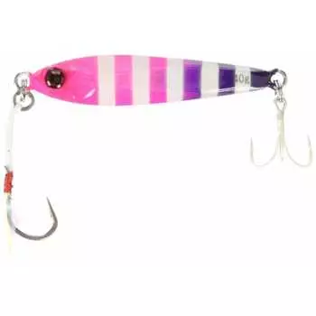 JACKALL Metal Jig Big Backer Jig 68 мм 40 г Glow Pink & Purple/Lens Holo