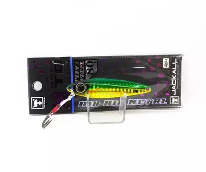 Jackall Metal Jig Bin Bin TG Tungsten 80 grams Green Gold (4626)