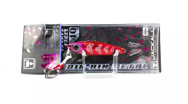 Jackall Metal Jig Bin Bin TG Tungsten 40 грамм Красный Ika Glow (1868 г.)