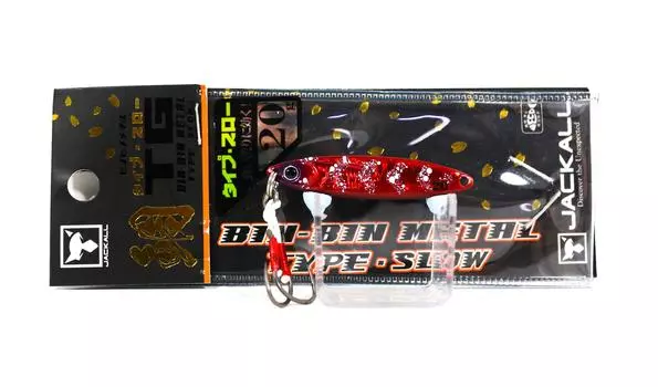 Jackall Metal Jig Bin Bin TG Type Slow Tungsten 20 грамм Red Glow (9613)