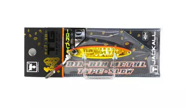 Jackall Metal Jig Bin Bin TG Type Slow Tungsten 40 грамм Оранжевый Золотой (9736)