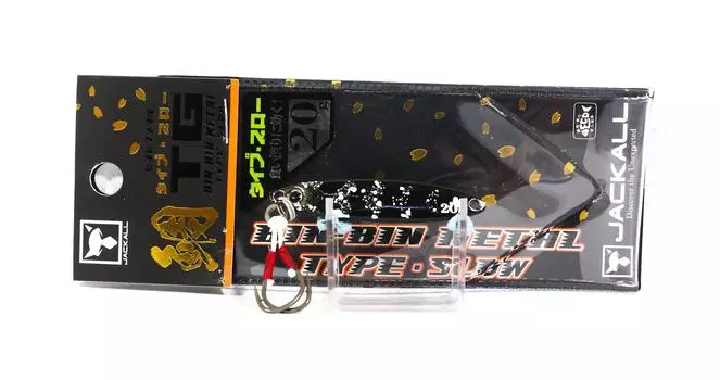 Jackall Metal Jig Bin Bin TG Type Slow Tungsten 20 грамм Черное золото (9620)