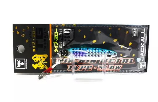 Jackall Metal Jig Bin Bin TG Type Медленный вольфрам 30 грамм Iwashi (9668)