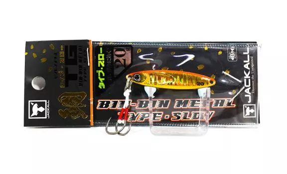 Jackall Metal Jig Bin Bin TG Type Slow Tungsten 20 грамм Оранжевый Золотой (9576)