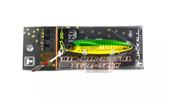 Jackall Metal Jig Bin Bin TG Type Slow Tungsten 80 грамм Зеленое золото (9880)