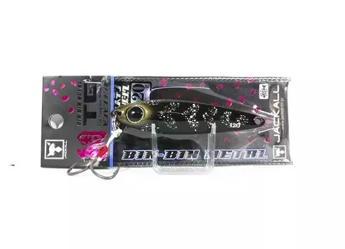 Jackall Metal Jig Bin Tin TG Tungsten 120 грамм Черное золото Ika Glow (1998)