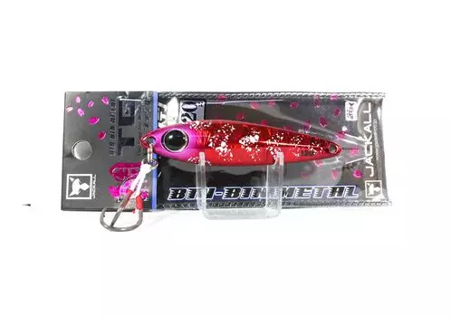 Jackall Metal Jig Bin Tin TG Вольфрам 120 грамм Красный Ika Glow (1981)