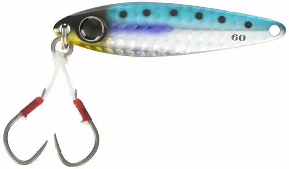 JACKALL Metal Jig Binbin Metal TG 60g Sardine.